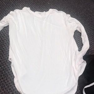 White long sleeve shirt size L